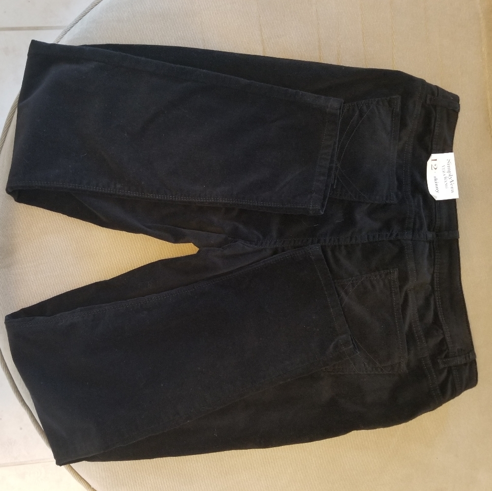 Vera Wang Skinny Velvet Jeans
